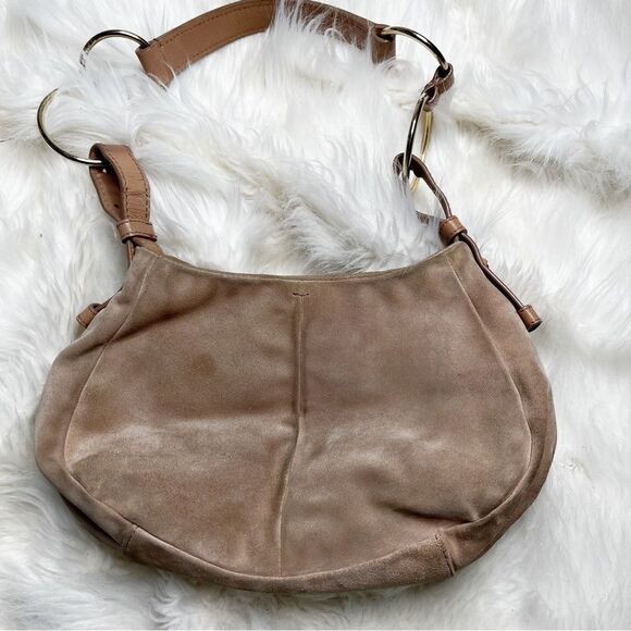 Yves saint Laurent suede bag - preowned - Picture 2 of 11